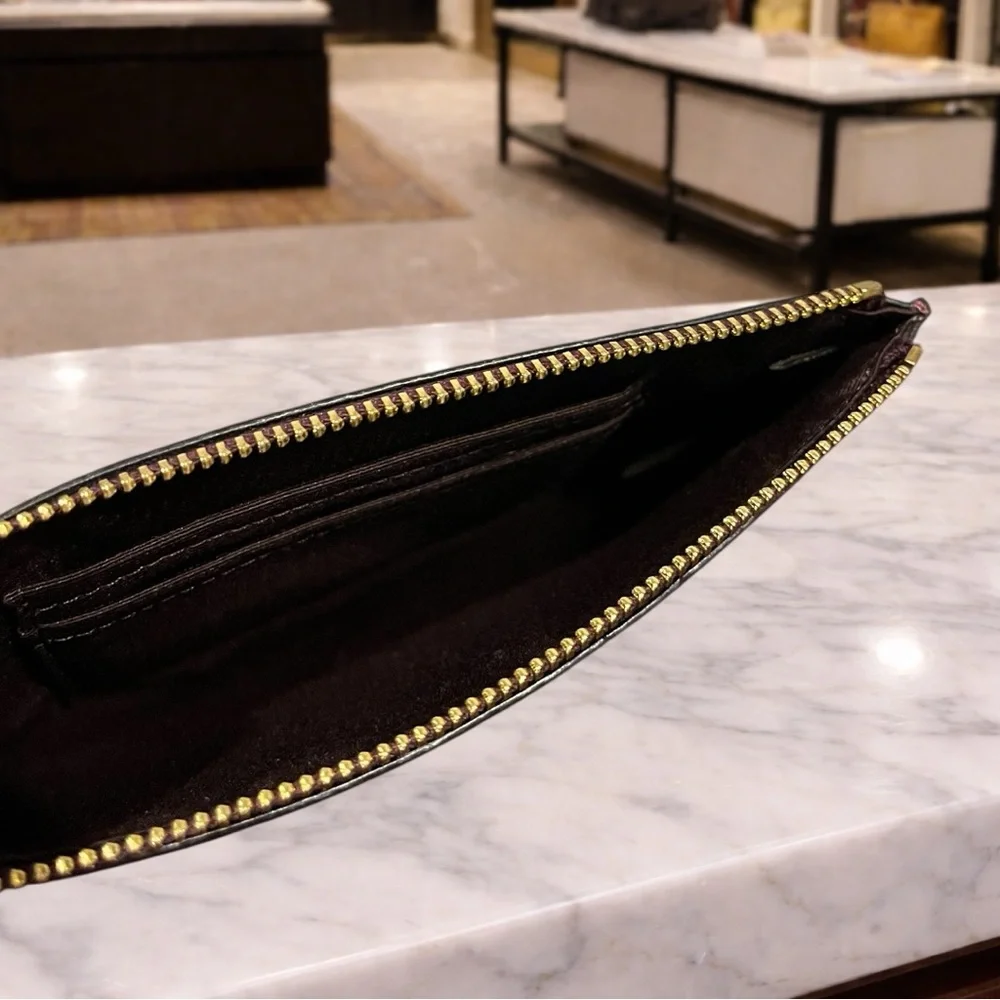 Coach Glittery Purple Wristlet - Picture 3 of 5